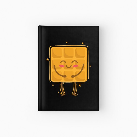 Waffle happy Pastry Baker Hardcover Journal
