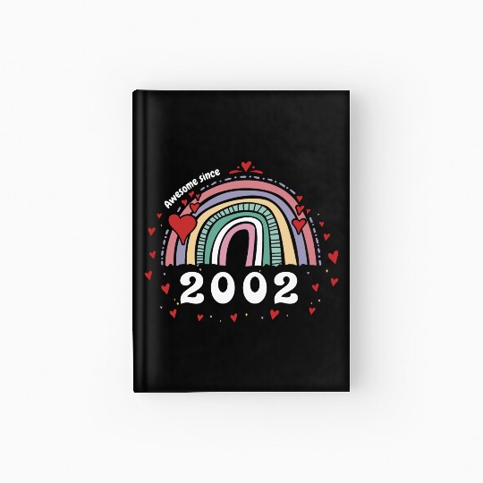 Awesome 2002 - 21st Birthday w/ Cute Vintage Hardcover Journal