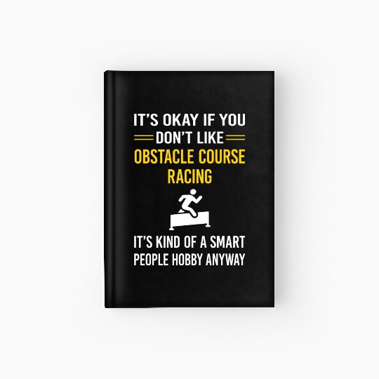 Smart People Obstacle Course Racing Race OCR Hardcover Journal