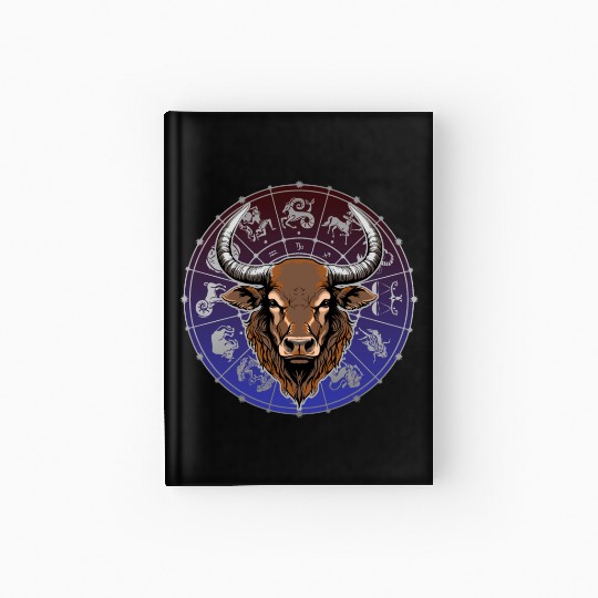 Taurus Zodiac star sign horoscope Astrology Hardcover Journal