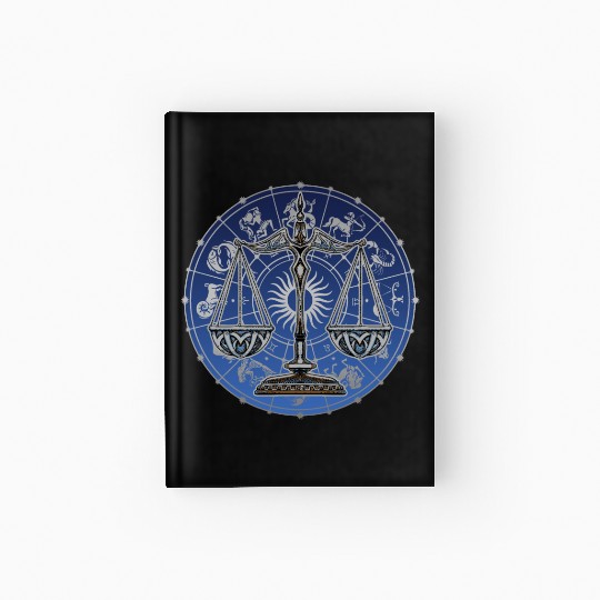 Libra Zodiac star sign horoscope Astrology Hardcover Journal