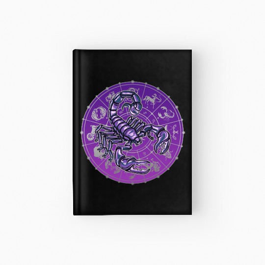 Scorpio Zodiac star sign horoscope Astrology Hardcover Journal