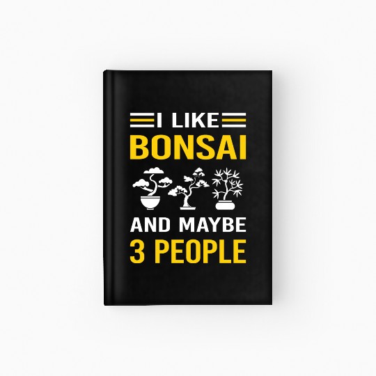 3 People Bonsai Hardcover Journal