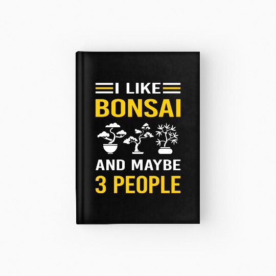 3 People Bonsai Hardcover Journal