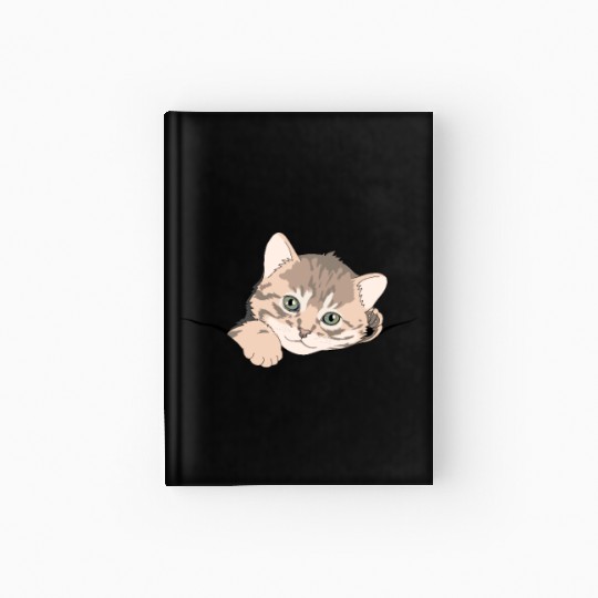 Pocket Baby Cat Hardcover Journal