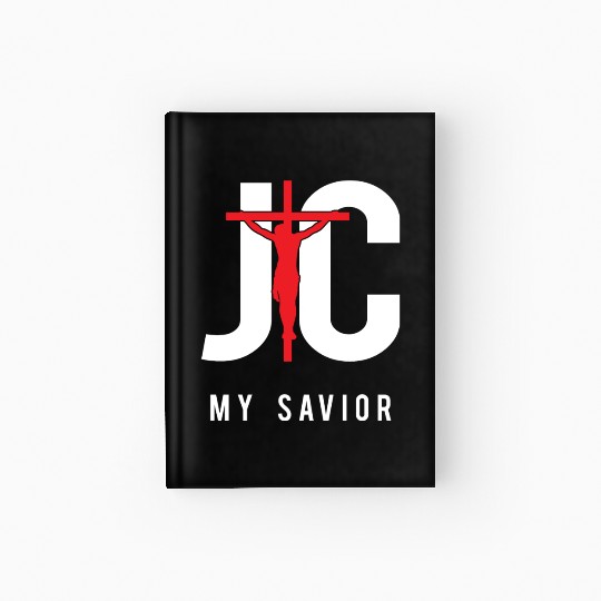 JC Jesus Christ My Savior Love Jesus Christian Hardcover Journal