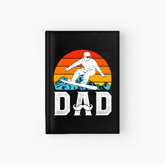 Snowboarding Dad Snowboard Daddy Freestyler Hardcover Journal
