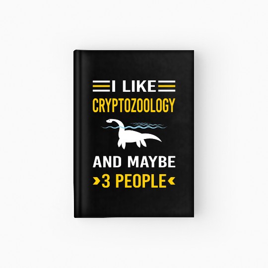 3 People Cryptozoology Cryptid Cryptids Hardcover Journal