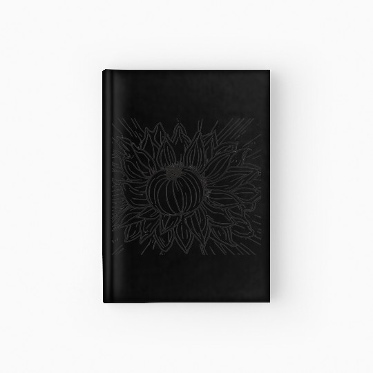 Summer Bliss: Peach and Sunflower Delight Hardcover Journal