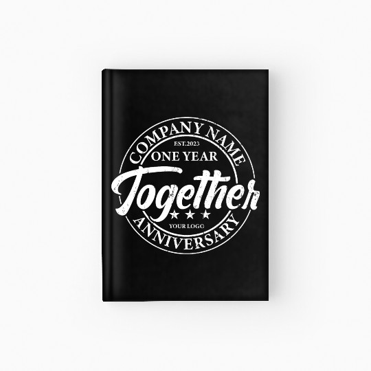 Company 20th Year Anniversary Hardcover Journal Design 01