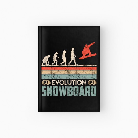 Evolution Snowboard Hardcover Journal Winter Park Snowboard