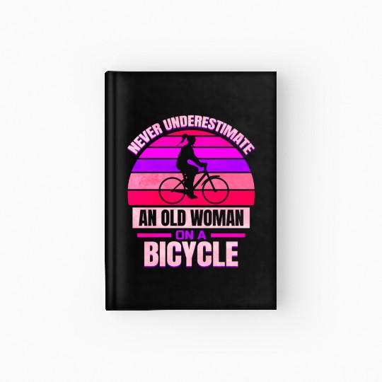 Cyclist Gift Bicycle Women Cycling Tour Cycling Hardcover Journal