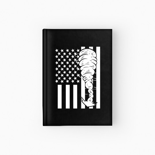 Tornado Fan Chaser TV Reporter Gift Hardcover Journal