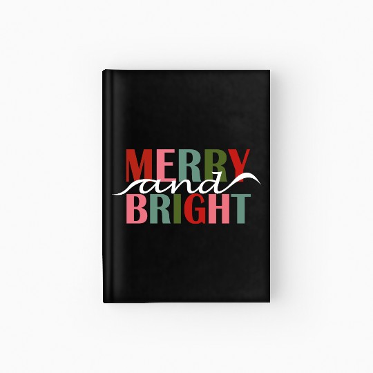 Merry and Bright Hardcover Journal