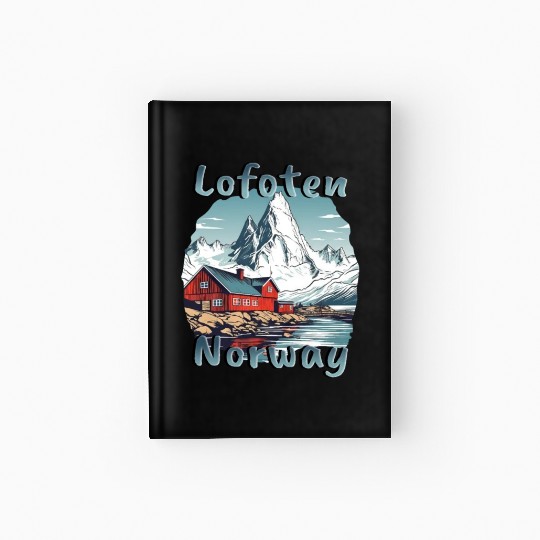 Lofoten Norway Nature Paradise Hardcover Journal