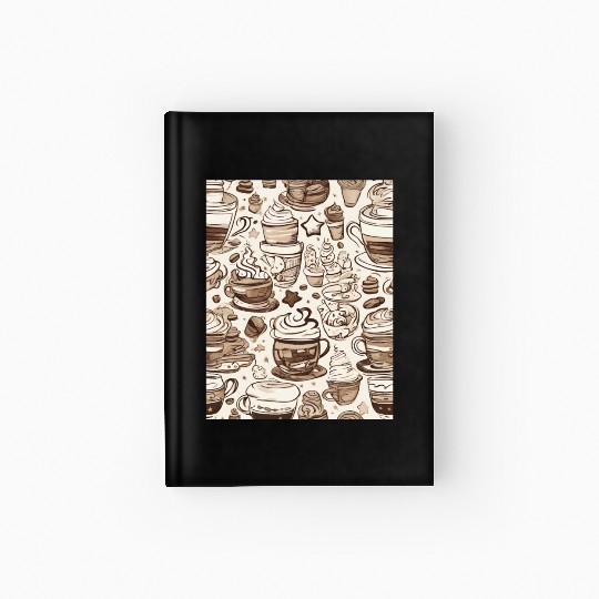 Coffee, Cookie and Cream Hardcover Journal
