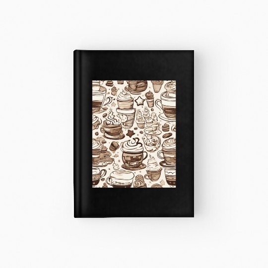 Coffee, Cookie and Cream Hardcover Journal