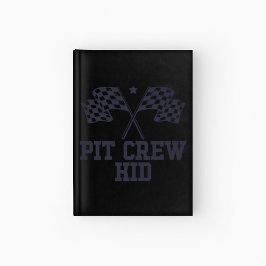 Pit Crew Kid Racing Enthusiast Racer Birthday Gift Hardcover Journal