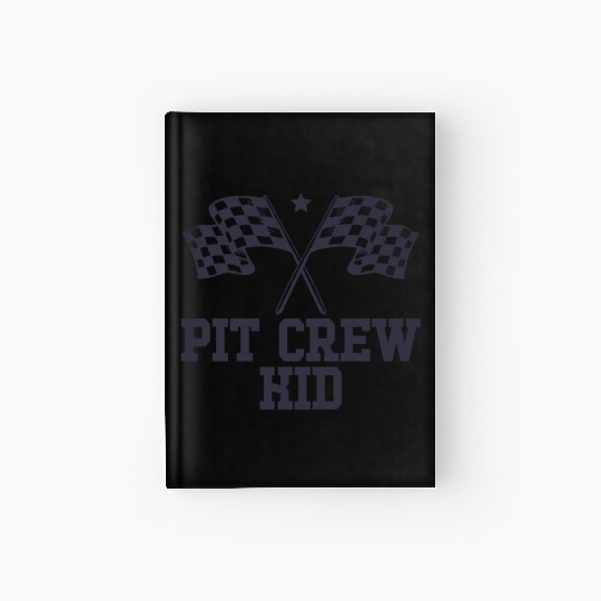 Pit Crew Kid Racing Enthusiast Racer Birthday Gift Hardcover Journal