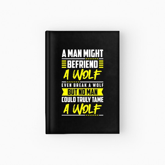 Wolf Mysticism Full Moon Hardcover Journal