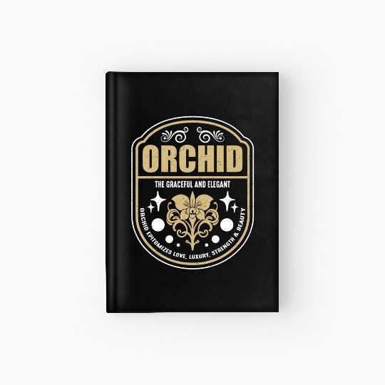 Orchid The Graceful And Elegant Orchid Gardening Hardcover Journal