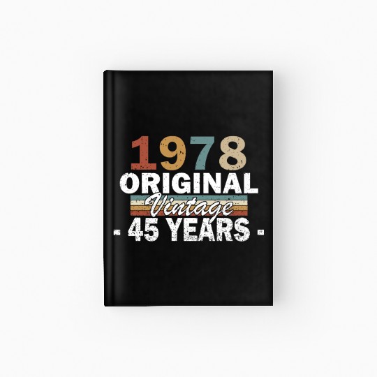 Year 1978 Hardcover Journal