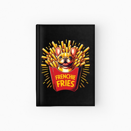 Frenchie Fries - Cute French Bulldog Fries Hardcover Journal