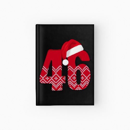 46 Birthday Gifts - Xmas Number Forty Six Hardcover Journal