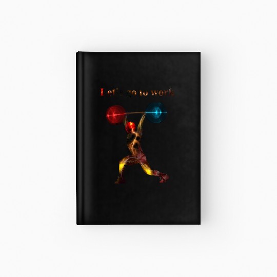 Fitness Gym Hardcover Journal