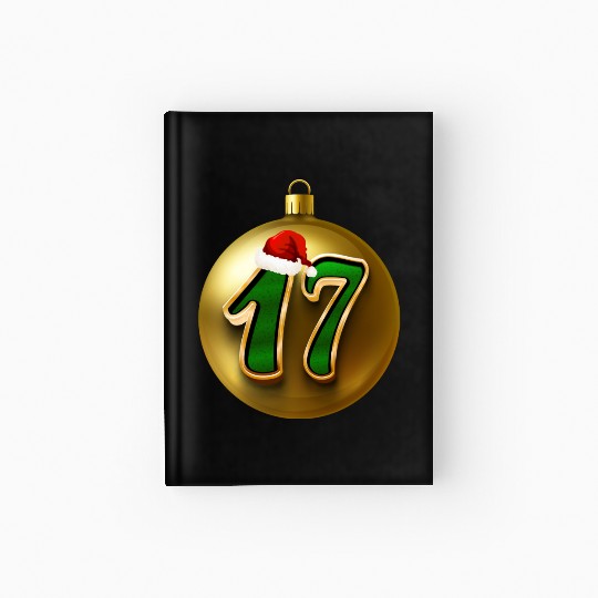 17 Years Young - Seventeen Christmas Balls Hardcover Journal