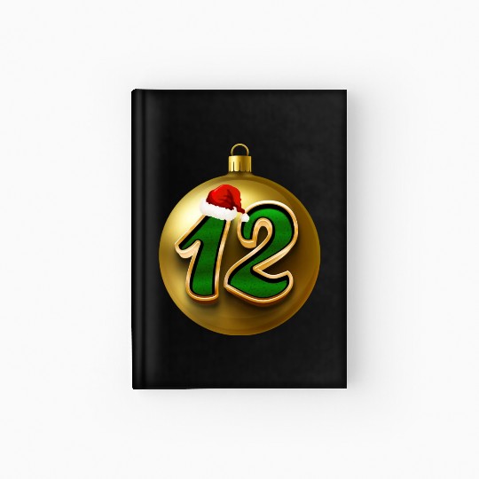 12 Dozen Christmas Balls Decorations - NR Twelve Hardcover Journal
