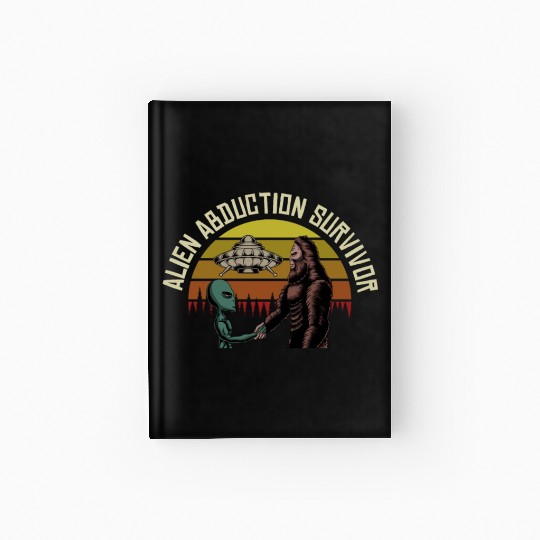 Alien, Aliens, UFO, UAP, Space Unknown Flight Hardcover Journal