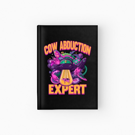 Alien, Aliens, UFO, UAP, Space Unknown Flight Hardcover Journal