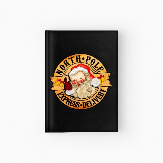 North Pole Express Delivery Hardcover Journal