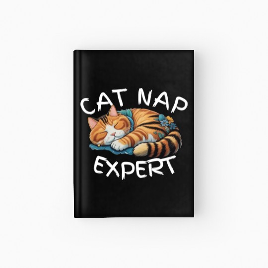 Cat Nap Expert Hardcover Journal
