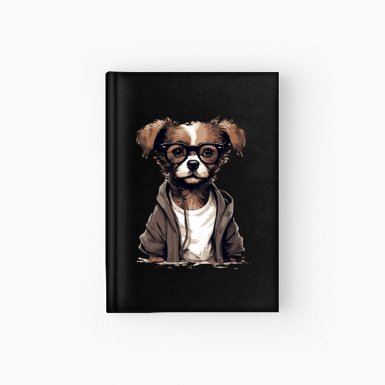 Chihuahua in Street Wear Hardcover Journal