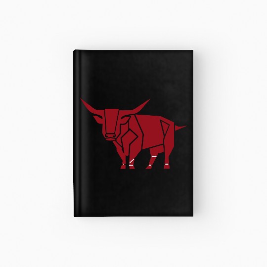 Courageous Bull Heart Hardcover Journal