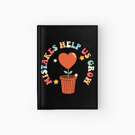 Back To School Mistakes Help Us Grow Student Hardcover Journal