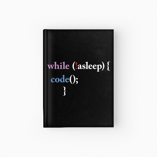 Programming Code Computer Science Funny Programmer Hardcover Journal