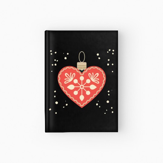 Joyful Christmas Ornament Hardcover Journal