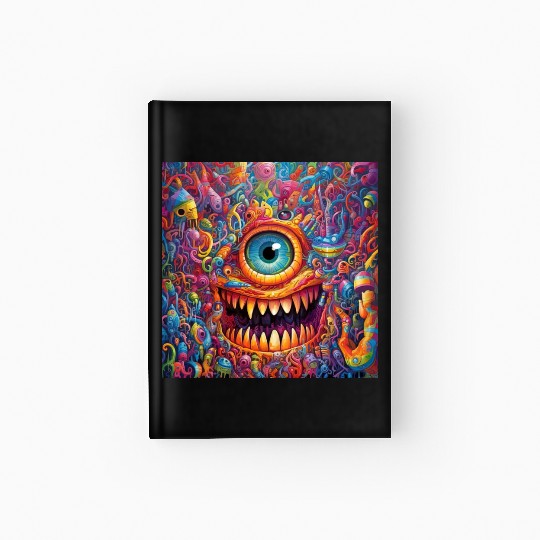 Going On a Little Trip - Cyclops and Teeth Psyched Hardcover Journal