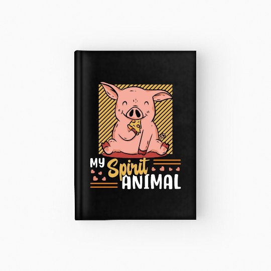 Pig Farming My Spirit Animal Livestock Pig Lover Hardcover Journal