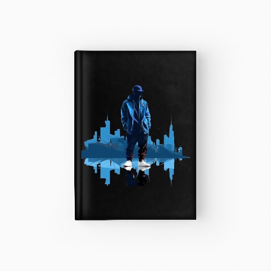 Hip-Hop Harmony - abstract Cultural Rap Hardcover Journal