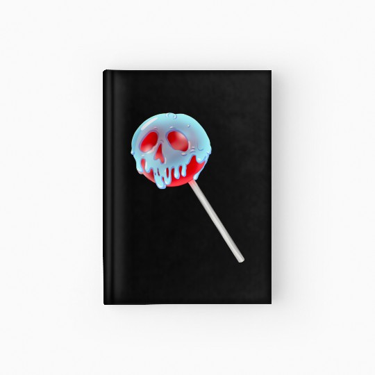 Poison Apple Halloween Candy Lollipop Hardcover Journal