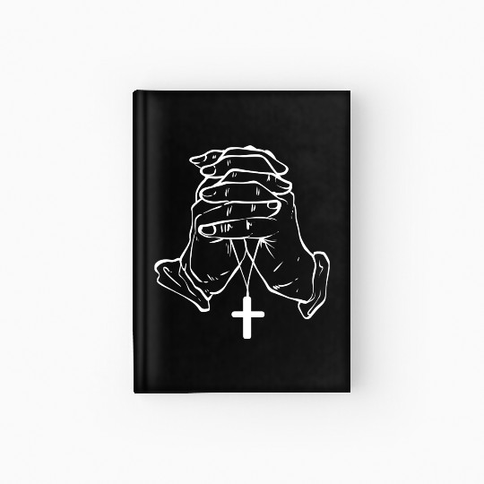 Hands Folded Pastor, Religious Leader Gift Hardcover Journal