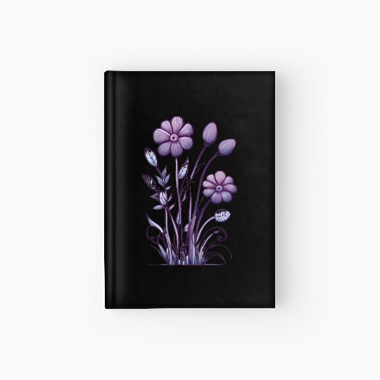 Lavender Majesty: A Tapestry of Orchids and Lilacs Hardcover Journal