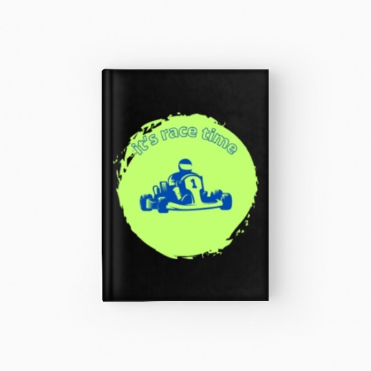 it's race time Hardcover Journal