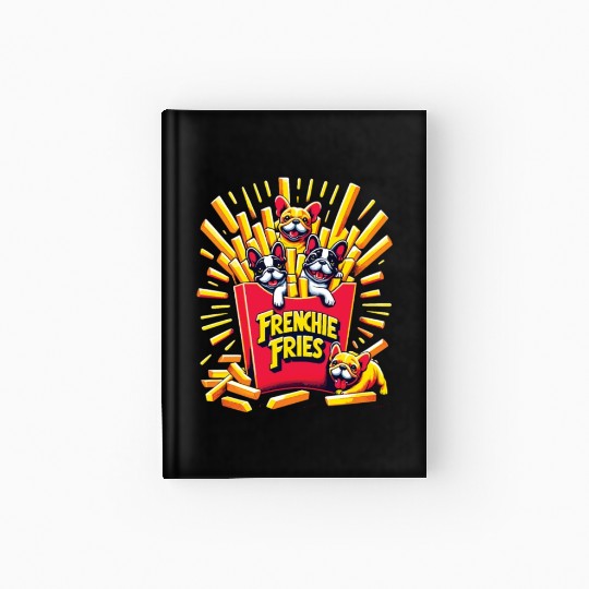 Frenchie Fries - Cute French Bulldog Fries Hardcover Journal