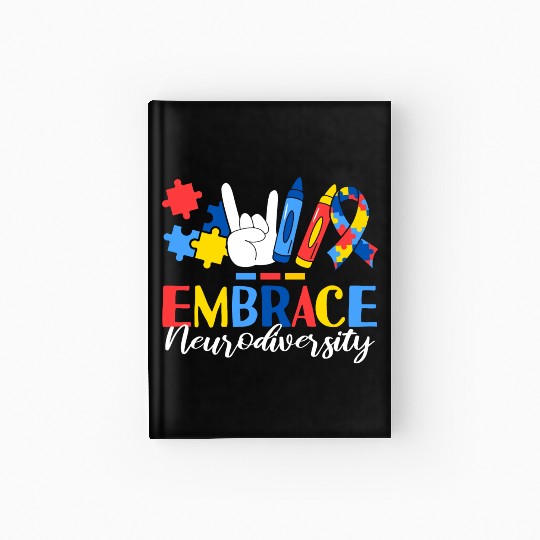 Embrace Neurodiversity ABA Therapist Behavioral Hardcover Journal