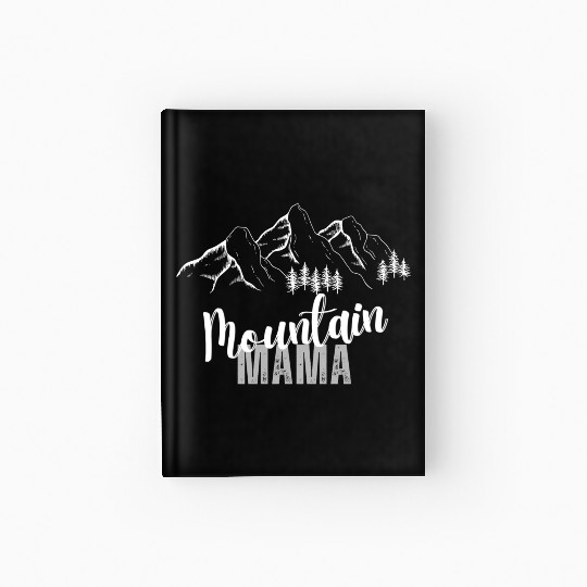 Mountain Mama, 3 Mountain peaks Hardcover Journal